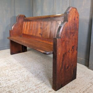 Curved End Early Victorian Pine Pews from St Faith’s Maidstone