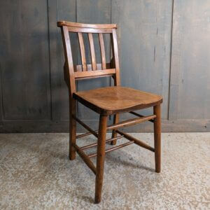 Character Driven 'Bell Tower' Slat Back Church Chapel Chairs from St Mary's Newington
