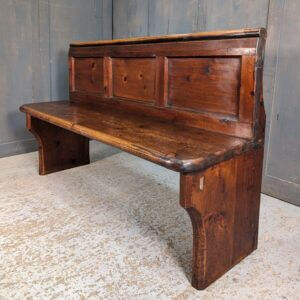 Antique Pine Bench from from St Nicholas Great Bookham