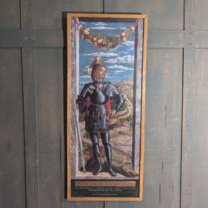 Framed Print of St George by Andrea Mantegna To Advertise A 1992 Exhibition at New York's Met Museum