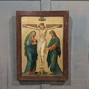 Antique German Protestant Set of 10 Stations of the Cross