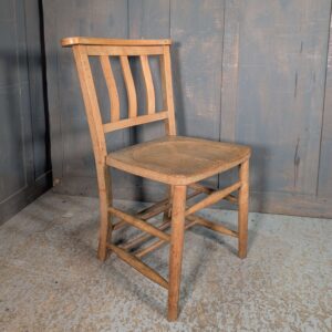 Extra Large Size Vintage Slatback Church Chapel Chairs from St Margaret's Oxford no Racks (SOLD)