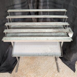 Vintage Steel Votive Candle Stand with Space for 100+ Candles