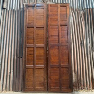 Pair of St David's Wrexham Pitch Pine T&G Panels Panelling nearly 6m