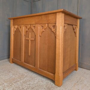Very Tidy Clean & Well Built Small Welsh Oak Church Altar