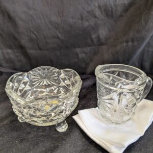 Glass Lavobo Set - Jug and Bowl Suitable for Handwashing