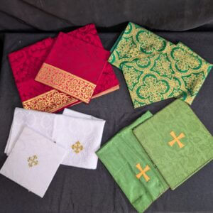 Four Assorted Burses & Matching Veils