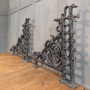 Fantastic Victorian Decorative Cast Iron Church Brackets