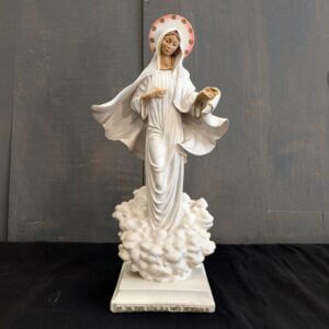 Religious Statue of Madonna of Medjugorje by Guiseppe Armani