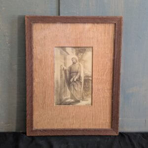 1920's Antique Framed Print of Jesus At The Door (SOLD)