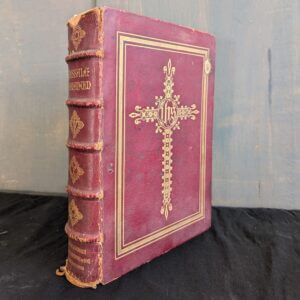 Roman Missal Altar Latin Mass Leather Bound 1894