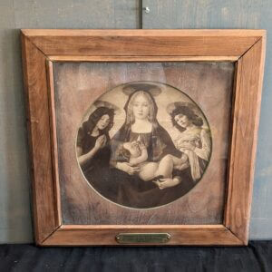 1897 Botticelli's Virgin Child with St John & Angel