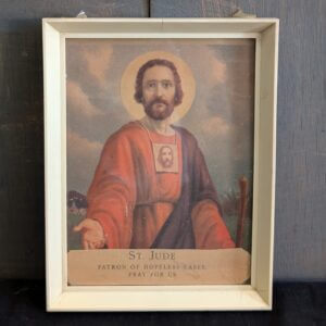 Small Plastic Framed St Jude Print