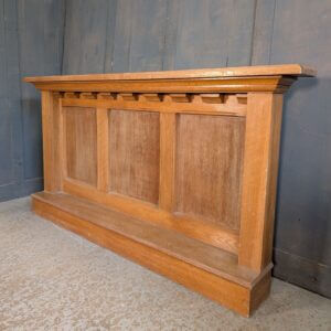 Small Mid Century Oak Reredos Panel BEDHEAD