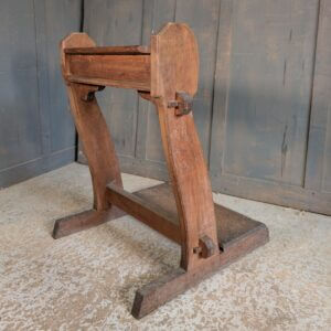 1920's Vintage Oak 'Sleigh' Prayer Desk Prie Dieu