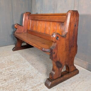 Top Quality Antique Baltic Pine Church Chapel Pews Benches from Leamington Spa #2