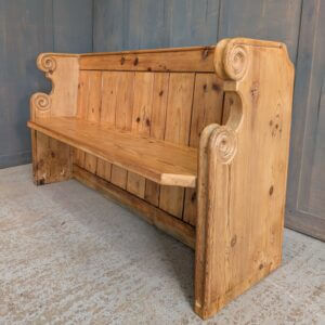 Stripped Antique Georgian Pine Pews from St John the Divine Chatham