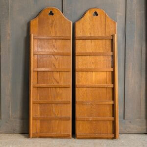 Large Classic Six Hymn Vintage Oak 'Left' & 'Right' Hymn Boards