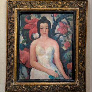 Oil Painting of 'The Indian Curtain' after John Duncan Ferguson