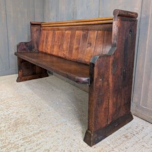 Winchester Elbow Ended Oak T&G Antique Church Chapel Pews Benches