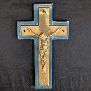 Wall Mounted Antique Altar Crucifix from The Mission Church Robertsbridge