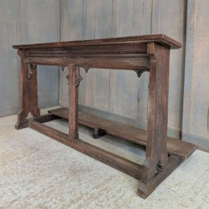 1920's Vintage Dark Oak Two Person Prayer Kneeler from Robertsbridge