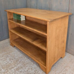 Oak Double Sided Mobile Mega Bookcase