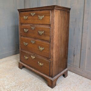 Small Georgian Antique Bachelor's Chest of Drawers