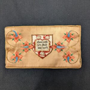 Antique Embroidered Fabric Clasp for a Cope