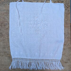 Embroidered Special Cotton Amice With Fringe
