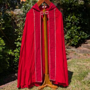 Modern Vanpoulles Red & Gold Hooded Cope