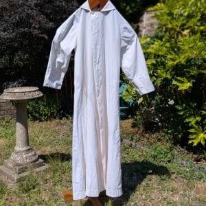 White Clerical Alb/Cassock