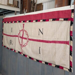 Fantastic 'Festival of Britain' Era Lenten Altar Cloth & Superfrontal