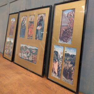 Triptych The Salvation of Adam & Eve after Jan Van Eyck