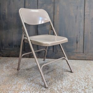 All Steel Slub Gey Folding Church Hall Chairs BARGAIN