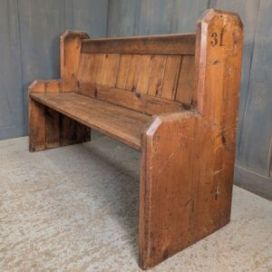 Barn Find Antique Pine Church Chapel Pews Benches from Christchurch Chesham