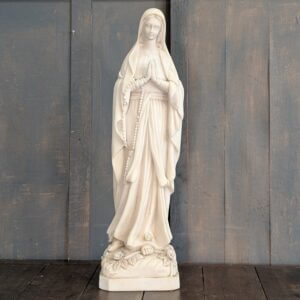 Indoor or Outdoor Heavy Resin Religious Statue of Our Lady of Lourdes