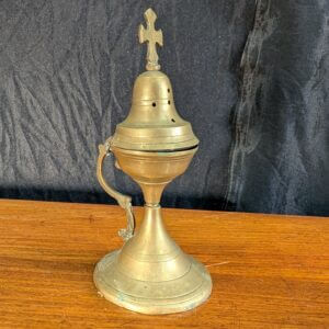 Vintage Smaller Size Table Standing Turibulum Incense Burner