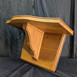 Large Oak Church Wall Bracket for Statues or Flowers