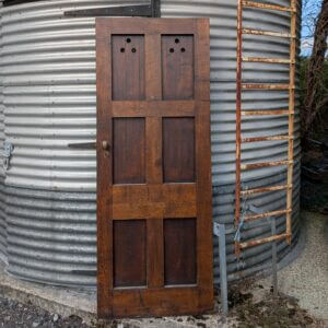 Early 1900's Solid Oak Internal Church Door