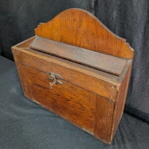 Antique 1910's Oak Church Prayer Box