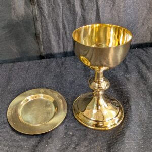 Medium Size Classic 19th Century Style Chalice & Paten