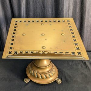 Very Fine Heavy Brass Antique Church Book Table Missal Stand