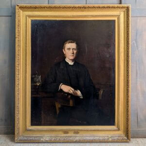 Outsize 19th Century Religious Portrait of the Hon Rev Canon Legg