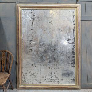 Extremely Large Distressed Framed Faux Mirror