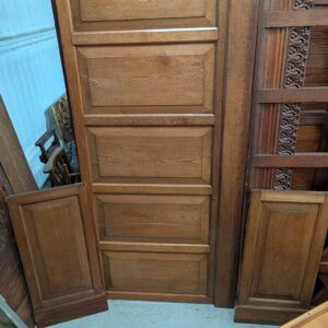 1900's Quality Fielded Long Oak Panel Plus Two Single Mathcing Panels