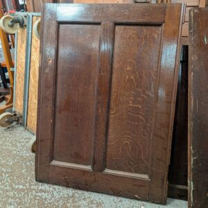 Four Dark Oak Square Vintage Panels