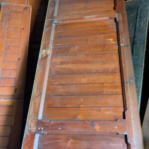 Two Long Victorian T& G Pine Pew Fonts Panels Panelling from Maidenhead