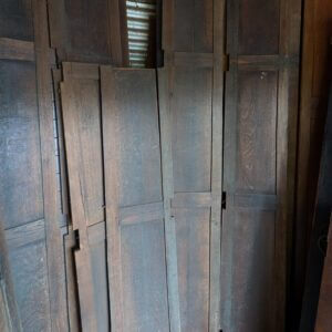 Long Run of 1880's Rectangular Oak Panels Panelling