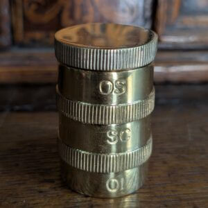 Polished Brass New Holy Oil Stock Set of 3